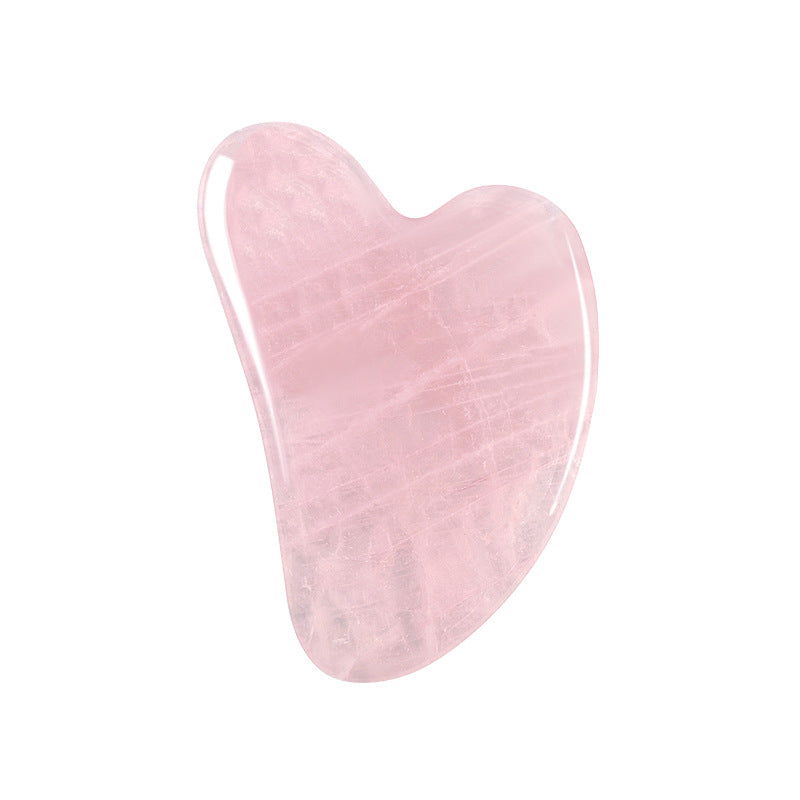 Rose Quartz Gua Sha Facial Massager Tools