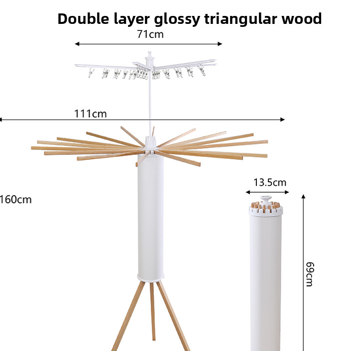 Freestanding Folding Clothes Drying Rack