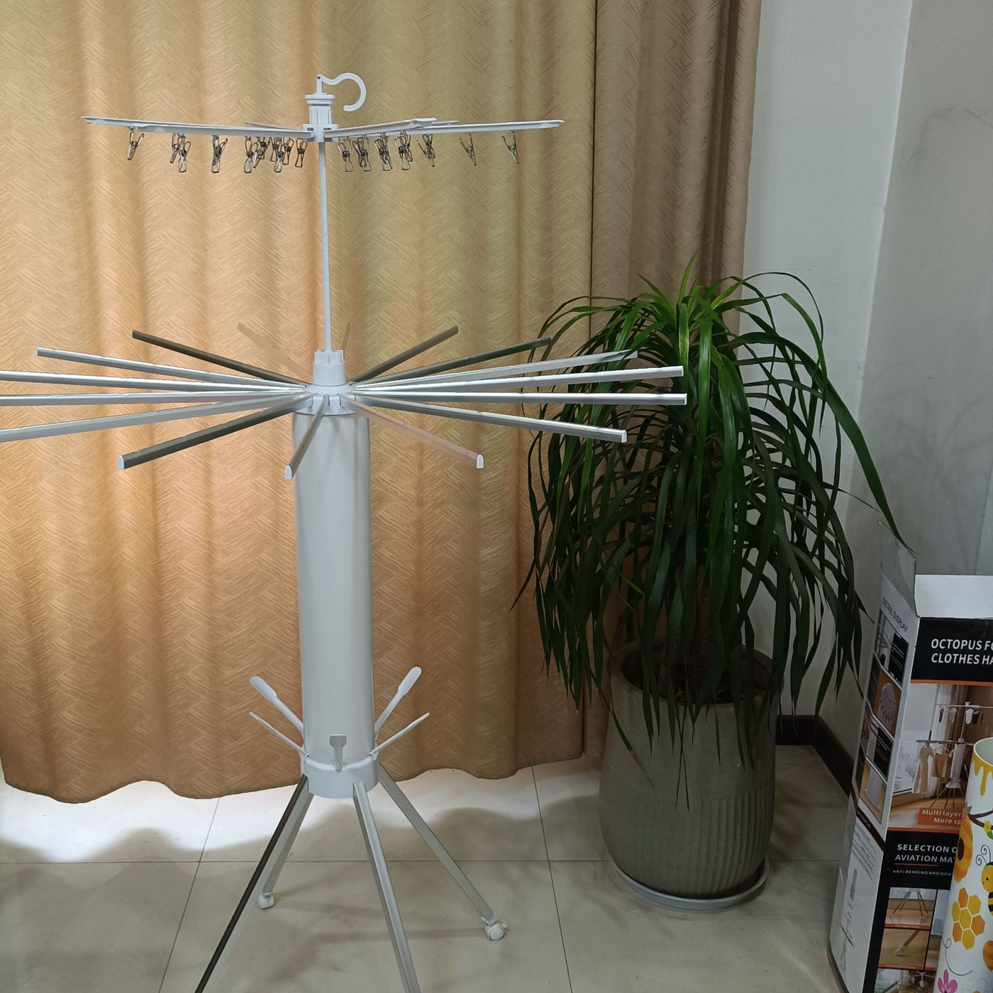 Freestanding Folding Clothes Drying Rack