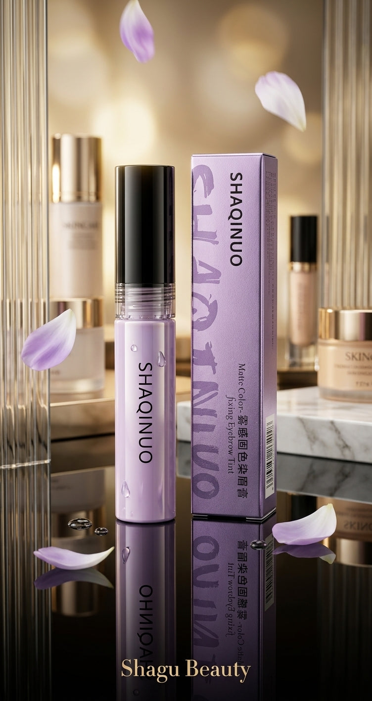 Shaqinuo Misty Finish Eyebrow Gel Korean Style Light Eyebrow Wild Eyebrow Waterproof Korean Makeup Cross-Border Beauty Light Brown Eyebrow Gel