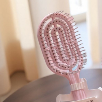 Portable Hollow Rib Hair Styling Comb for Voluminous Curls