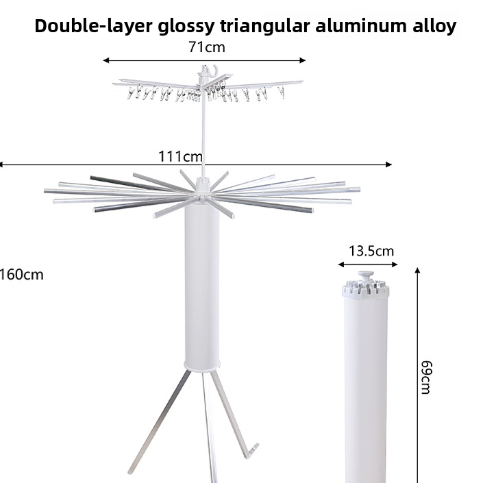 Freestanding Folding Clothes Drying Rack