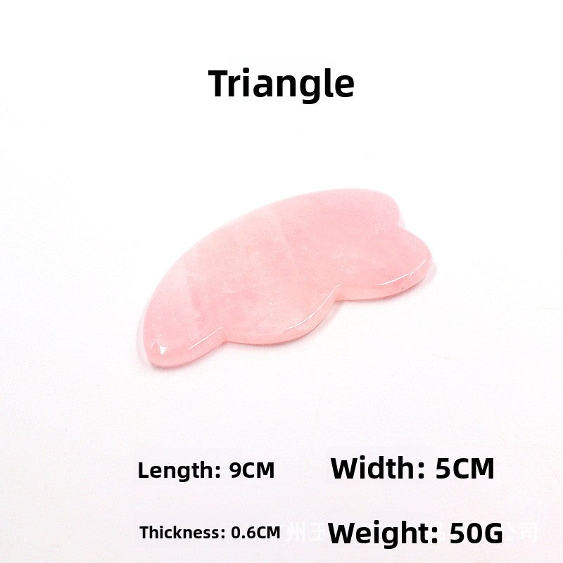 Rose Quartz Gua Sha Facial Massager Tools