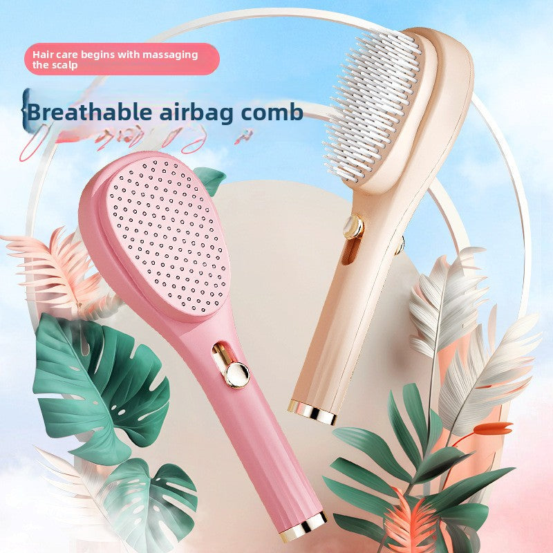 Retractable Scalp Massage Comb Anti Static Hair Detangler