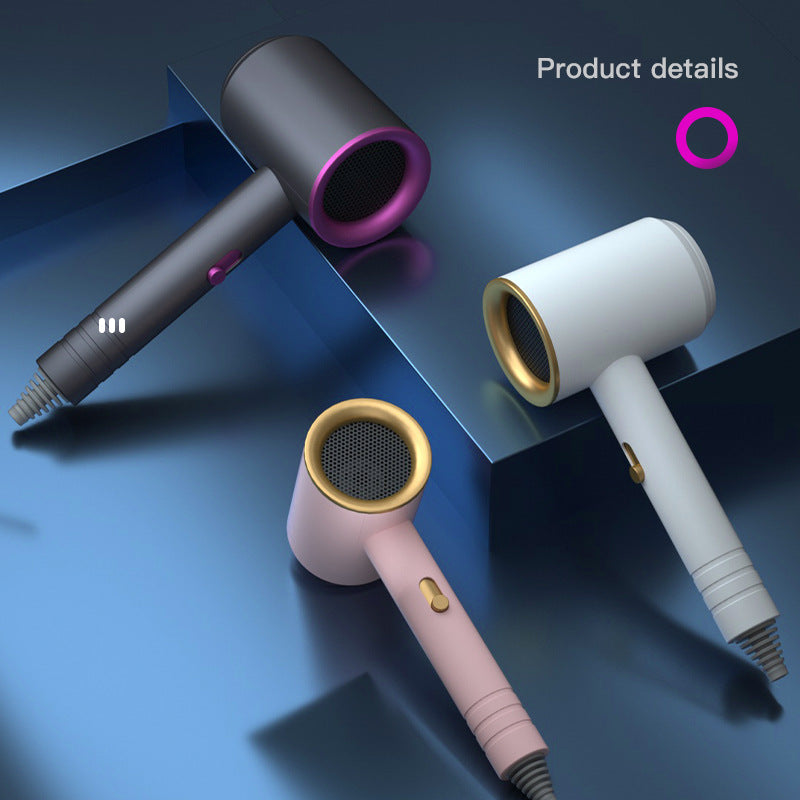 Hammer Style Hair Dryer with Negative Ion and Blue Light