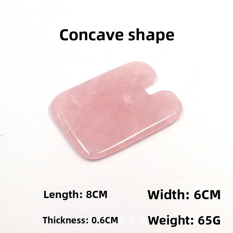 Rose Quartz Gua Sha Facial Massager Tools
