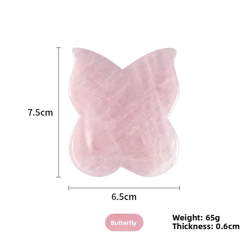 Rose Quartz Gua Sha Facial Massager Tools