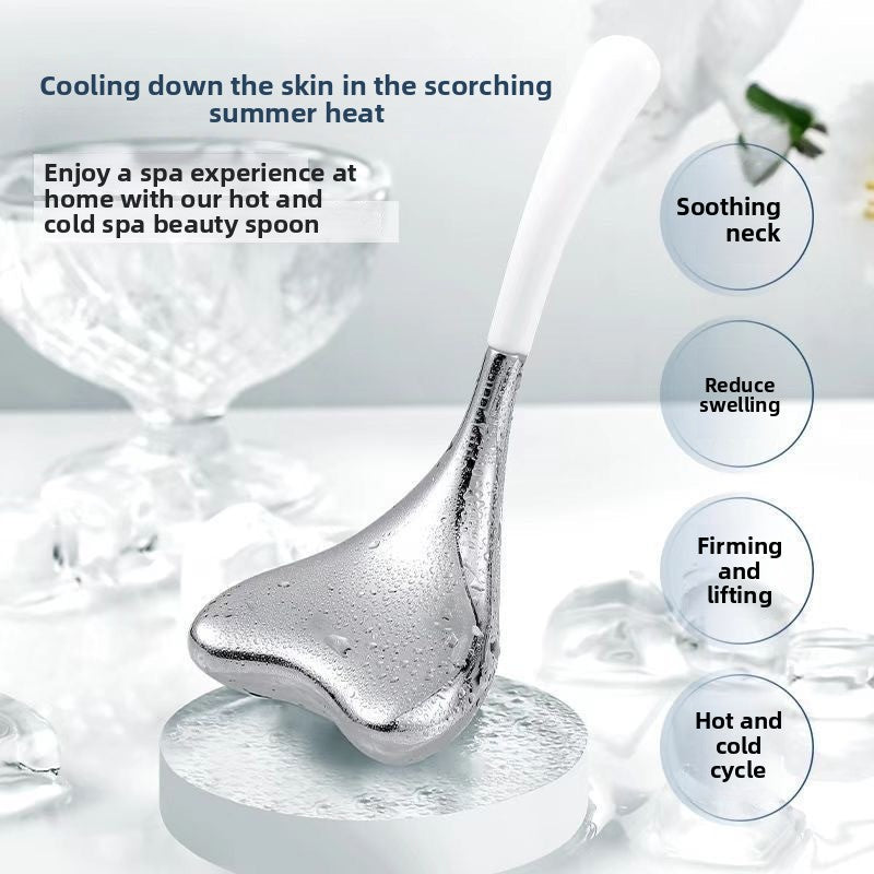 Ice Spoon for Massage and Care of the Face and Eyes