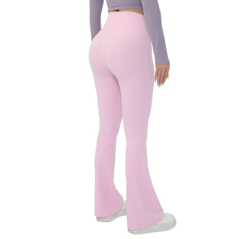 High-Waisted Butt-Lifting Fitness Wide-Leg Pants