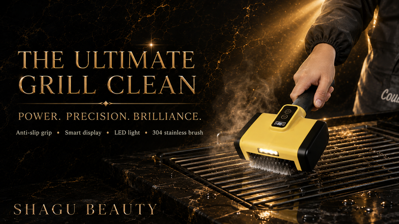 Electric Barbecue Brush Wireless Multifunctional Kitchen Cleaner