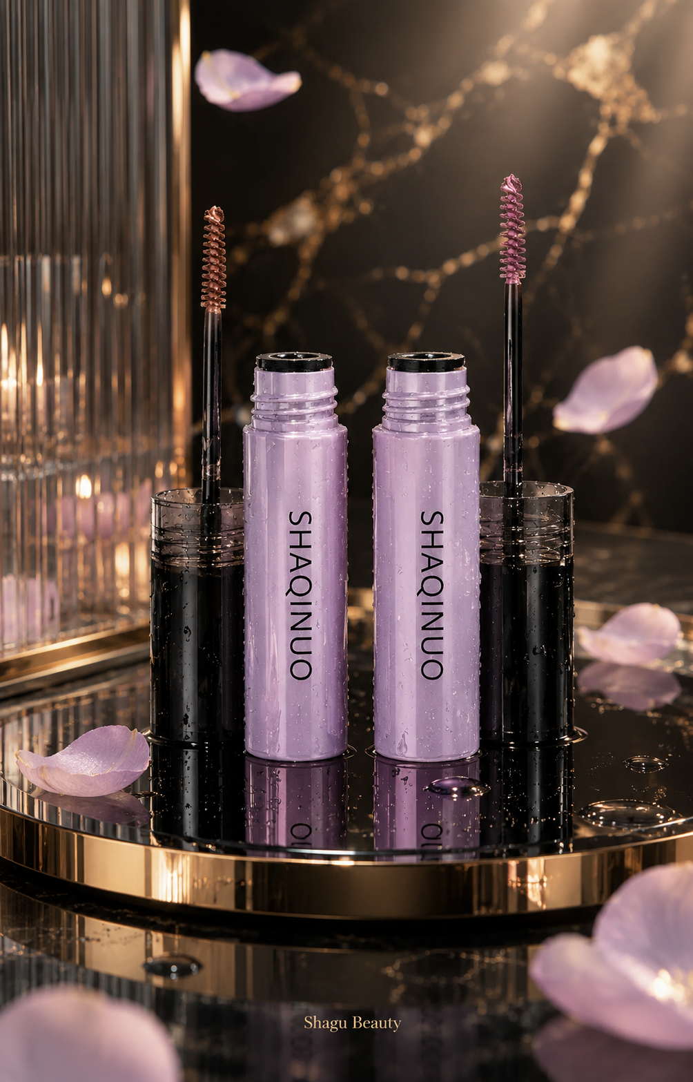 Shaqinuo Misty Finish Eyebrow Gel Korean Style Light Eyebrow Wild Eyebrow Waterproof Korean Makeup Cross-Border Beauty Light Brown Eyebrow Gel