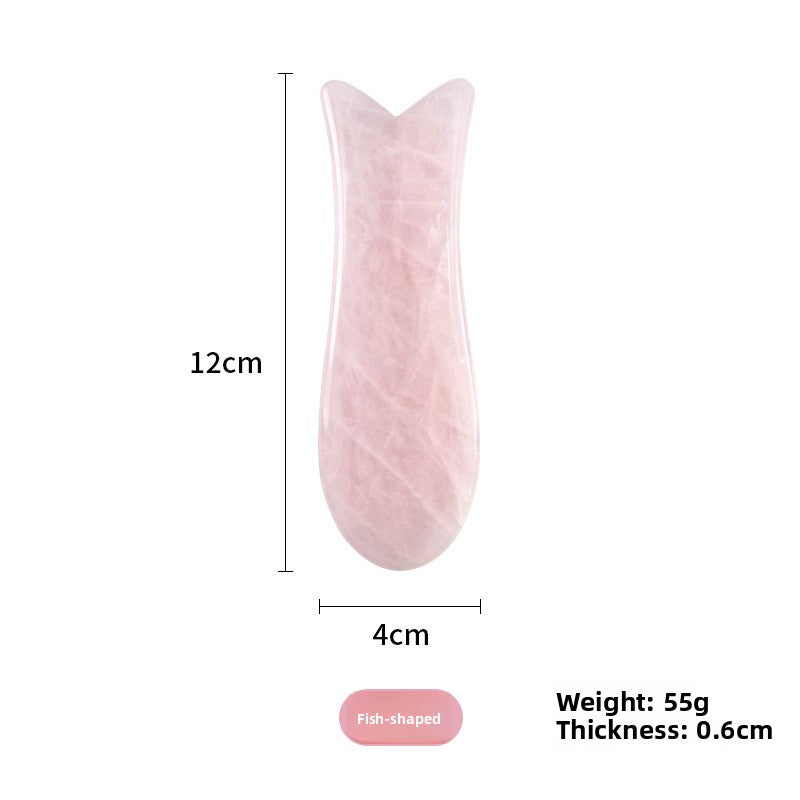 Rose Quartz Gua Sha Facial Massager Tools