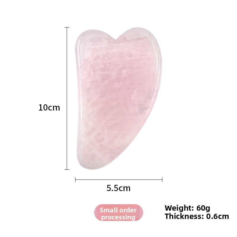 Rose Quartz Gua Sha Facial Massager Tools