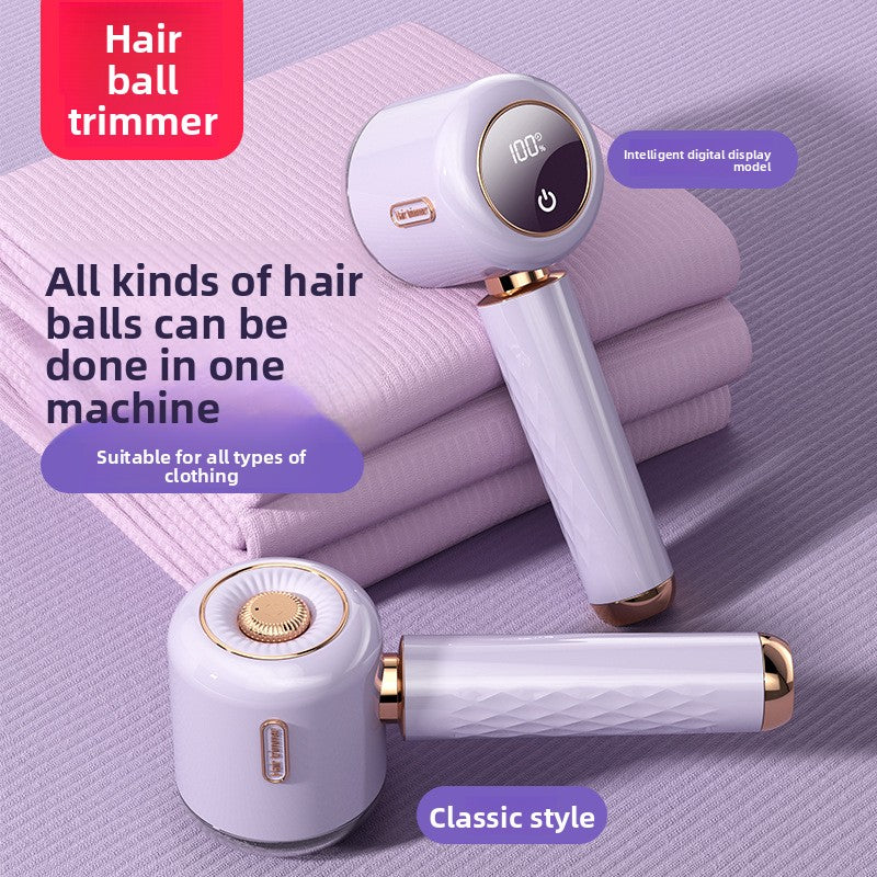 Rechargeable Fabric Shaver with Digital Display